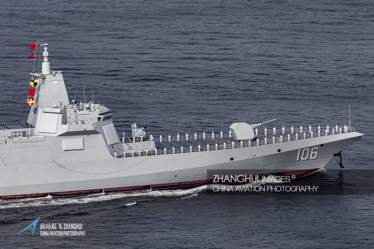 stella991214's tweet image. DDG-106 Yan&apos;an Type 055 destroyer