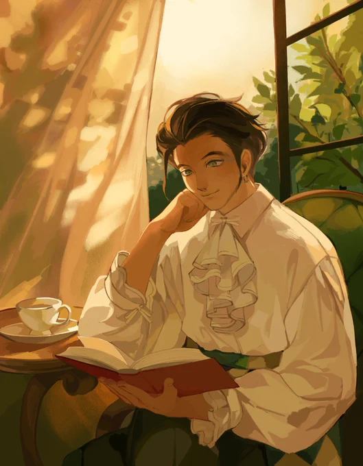 I have yet another small backlog of art to post! Here's Claude fe3h for a commission from tumblr