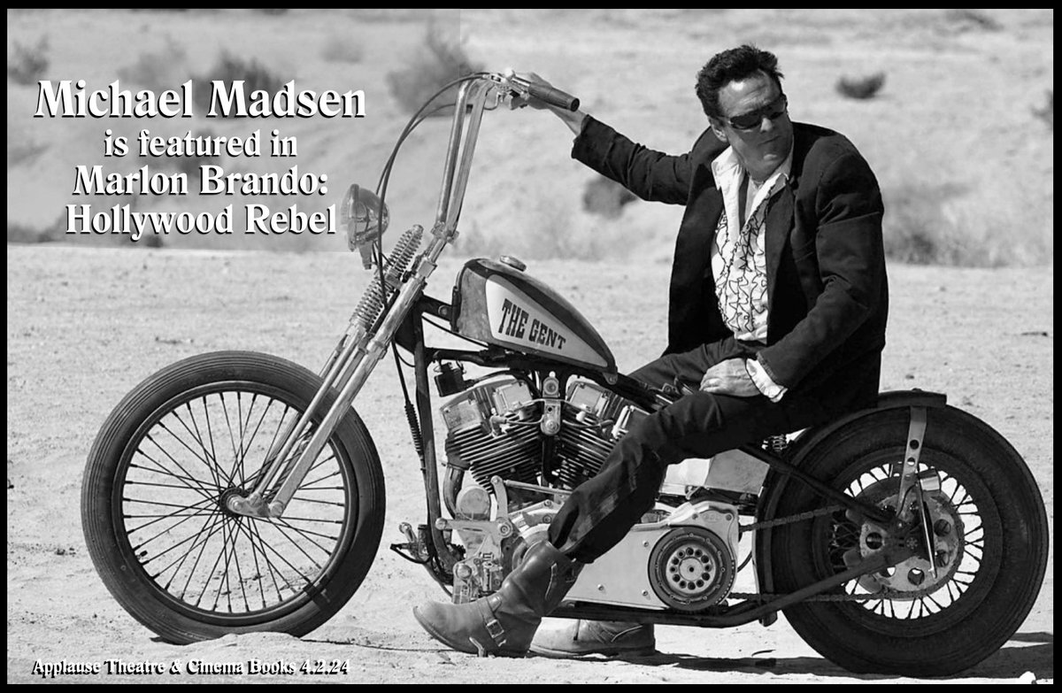 brandobook's tweet image. “I don’t think he was acting as much as he was being himself in a given situation. I do the same thing,  that’s where I got the idea of doing it -of not acting, of just being present in the moment. I figured that out from watching him.”
Michael Madsen  MarlonBrando:HollywoodRebel