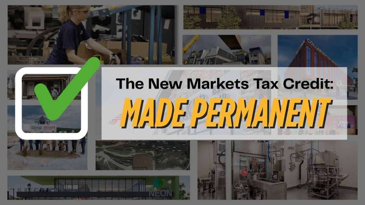 New Markets Tax Credit Receives Permanent Extension in Spending Bill nmtccoalition.org/2025/07/03/new… #NMTC