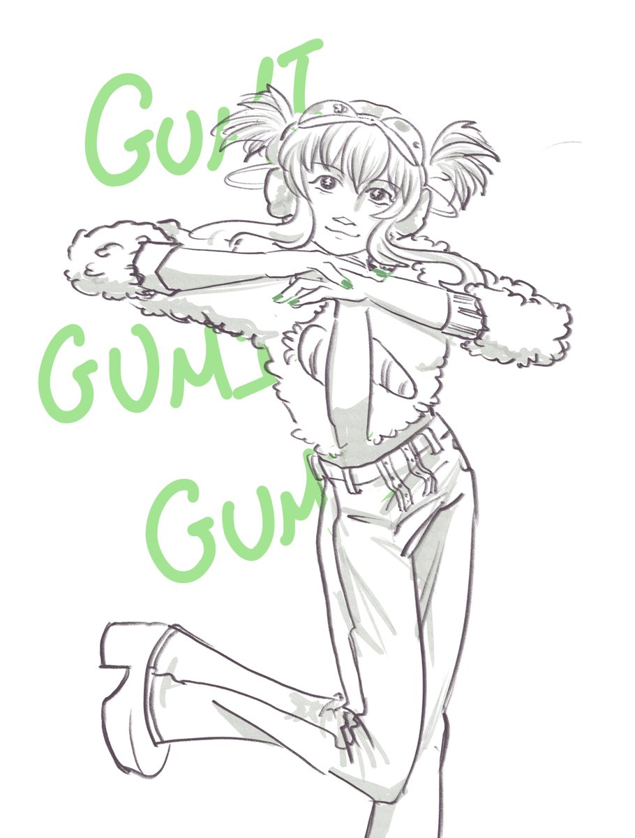 visceralbroth's tweet photo. an old gumi for a very belated gumi day https://t.co/8acFfYWbNh