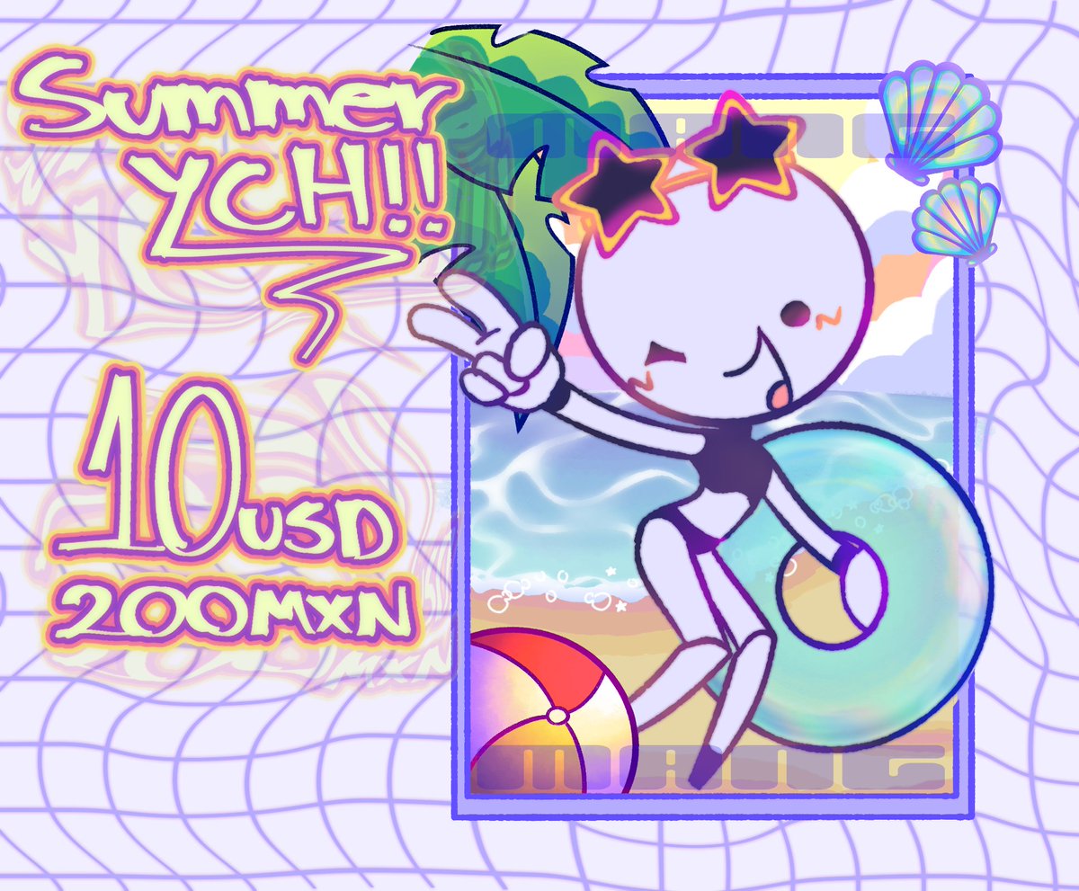 ghostMang_'s tweet photo. HELLOOO, i have summer-themed YCH!

°payment via PayPal
°TAT 3-4 days once the payment it's done!
°I can draw anything, human, furry, antro, mobian, object head

DM If u are interested!1!
#YCHCommission #comissionsopen #summer https://t.co/UvH9GEzxGo