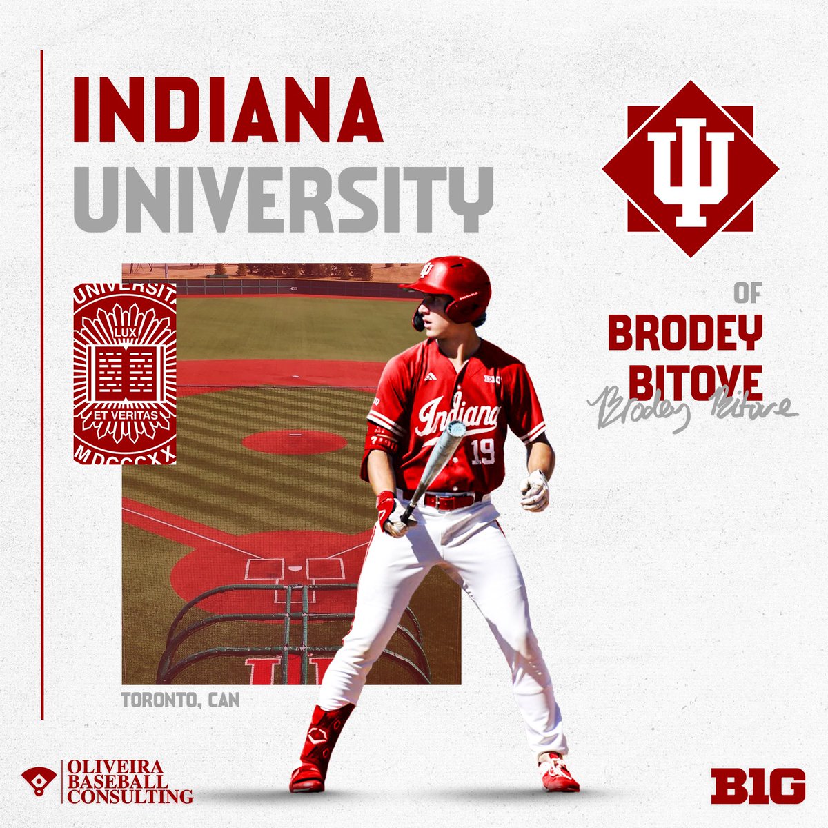 OBC_Recruits's tweet image. Congrats to Brodey Bitove on his commitment to Indiana University. Big time left handed hitting athlete heading to Bloomington to play for the Hoosiers. Excited for the Bitove family! #IUBase #GoHoosiers #Big10 #Committed #OBC
