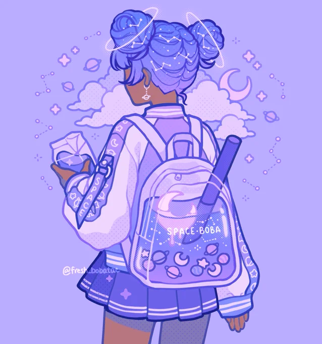 Space boba backpack!