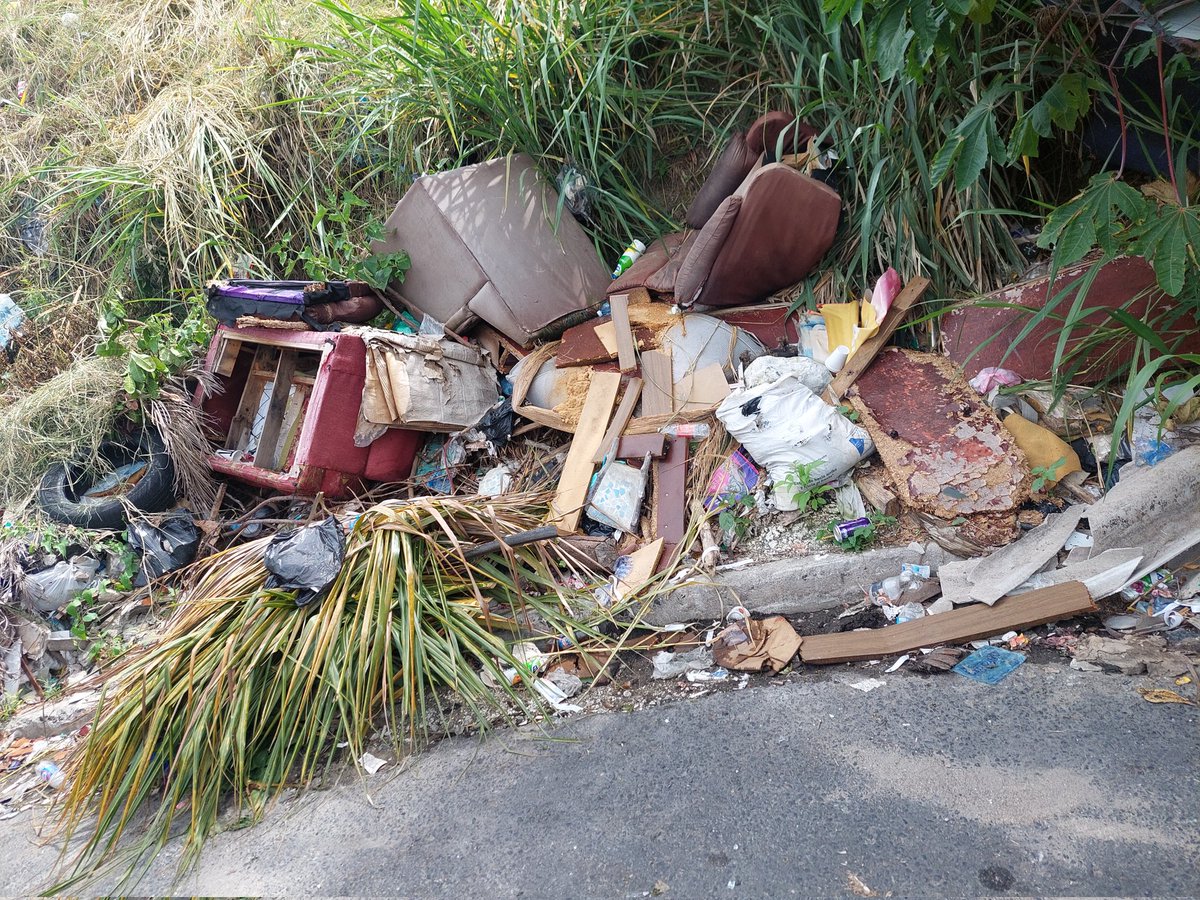vp14021900's tweet photo. @recolectoressv Por favor ayuda a retirar esta basura voluminosa, está en la Col. Lincoln por el lado de la lavanderia del Hospital Zacamil. Ya llevan semanas y cada vez hay más cosas. Ayuda @recolectoressv es urgente, de acumula agua y genera zancudos y mal olor. https://t.co/fZHSUdQdcZ
