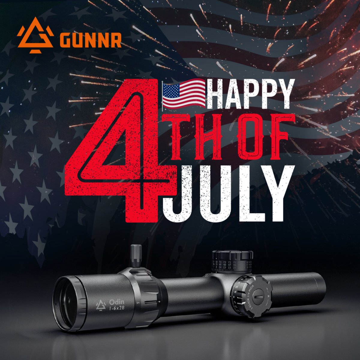 Freedom isn’t free — it’s forged by those who stand ready.

Happy Independence Day from all of us at Gunnr. 🇺🇸

#gogunnr #IndependenceDay #GunnrOptics