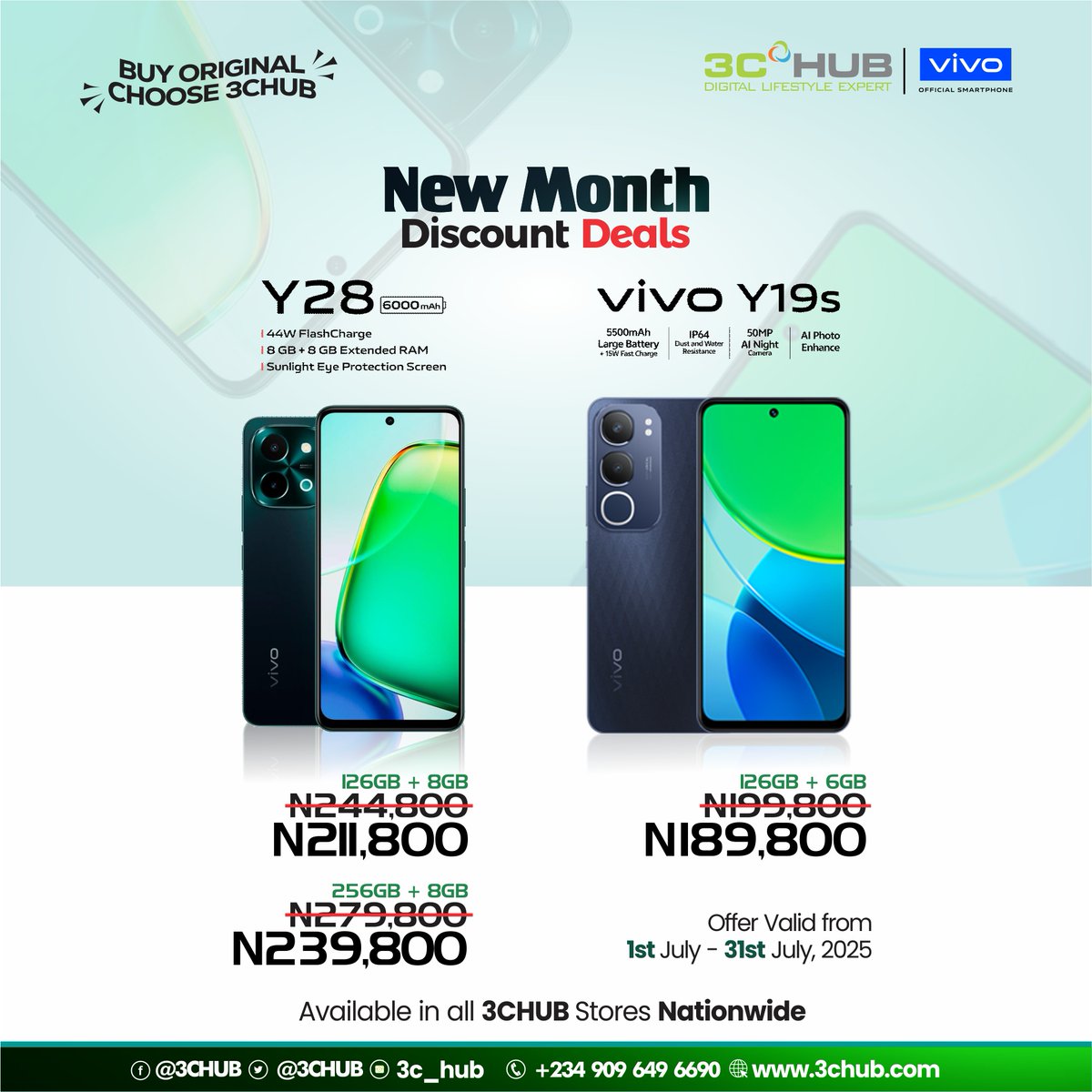 3CHUB's tweet image. Why wait for tomorrow’s price?

This month’s hottest smartphones just got more affordable — and they won’t stay this cheap for long!

Walk into a 3CHUB store today and save big.
Pay small small with EasyBuy.

Buy Original. Choose 3CHUB.

#DigitalLifestyleExpert #NewMonthDeals