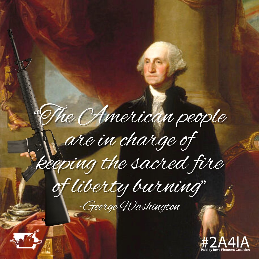 Iowa FirearmsCoalition (@ifc2a) on Twitter photo Why yes, George would have had an AR-15 hanging over his door back in the day. We're glad you noticed. #2A4IA <a href="/NRAILA/">NRA-ILA</a> <a href="/NRA/">NRA</a> <a href="/GunOwners/">Gun Owners of America</a> <a href="/FPCAction/">FPC Action Foundation</a> <a href="/2AFDN/">SAF</a> Why yes, George would have had an AR-15 hanging over his door back in the day. We're glad you noticed. #2A4IA <a href="/NRAILA/">NRA-ILA</a> <a href="/NRA/">NRA</a> <a href="/GunOwners/">Gun Owners of America</a> <a href="/FPCAction/">FPC Action Foundation</a> <a href="/2AFDN/">SAF</a>