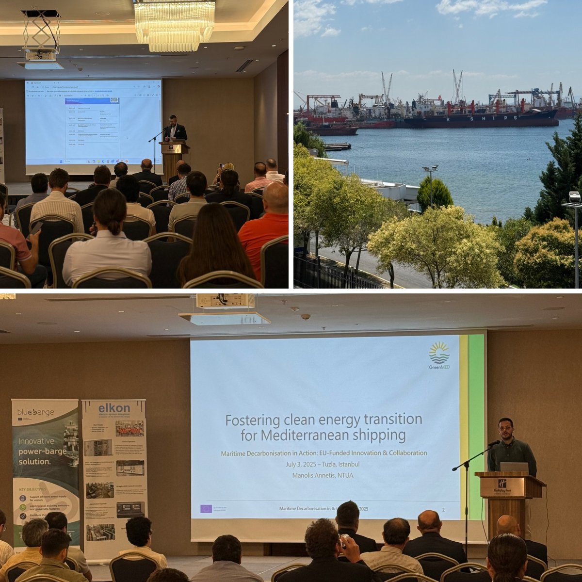 Maritime Risk Group (MRG) (@mrg_ntua) on Twitter photo 🚢 <a href="/mannetis/">Μανώλης Αννέτης</a> presented the #MSSO ambition towards regional shipping decarbonisation, on behalf of the #GreenMED project, at the event which was organised in the context of the <a href="/BBARGEProject/">BlueBARGE Project</a>!
🔗cmmi.blue/greenmed
#EUProjects #MaritimeInnovation #SustainableShipping 🚢 <a href="/mannetis/">Μανώλης Αννέτης</a> presented the #MSSO ambition towards regional shipping decarbonisation, on behalf of the #GreenMED project, at the event which was organised in the context of the <a href="/BBARGEProject/">BlueBARGE Project</a>!
🔗cmmi.blue/greenmed
#EUProjects #MaritimeInnovation #SustainableShipping