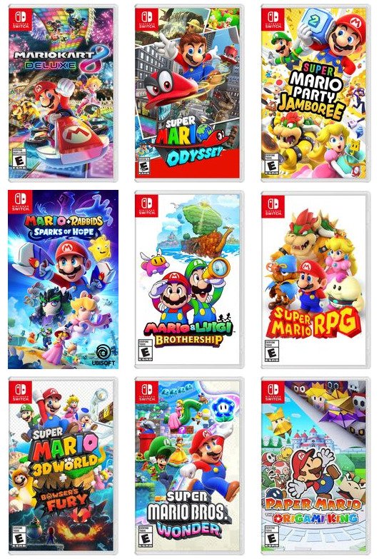 You can only pick 3 of these Nintendo Switch Mario games. which ones are you guys choosing? 🎮