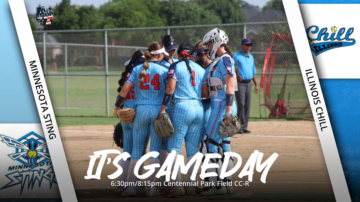 🚨 GAMEDAY ALERT! 🚨 American Freedom National 16U hitting the diamond for a doubleheader at Clark Centennial Park Field CC-R in Longmont! First pitch at 6:30pm vs Mn Sting, followed by 8:15pm against Ill Chill. Let's bring the energy! #AFSBALL