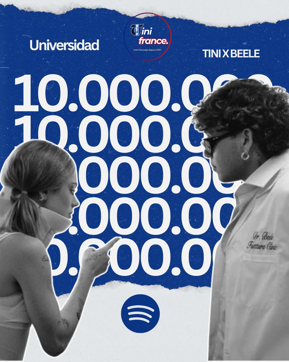 10 000 000 de streams sur Spotify pour Universidad 🔥