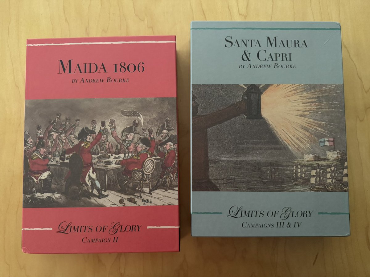 These arrived today! Limits of Glory: Maida 1806 and Santa Maura &amp; Capri from Form Square Games. Great little system and looking forward to how the games change.