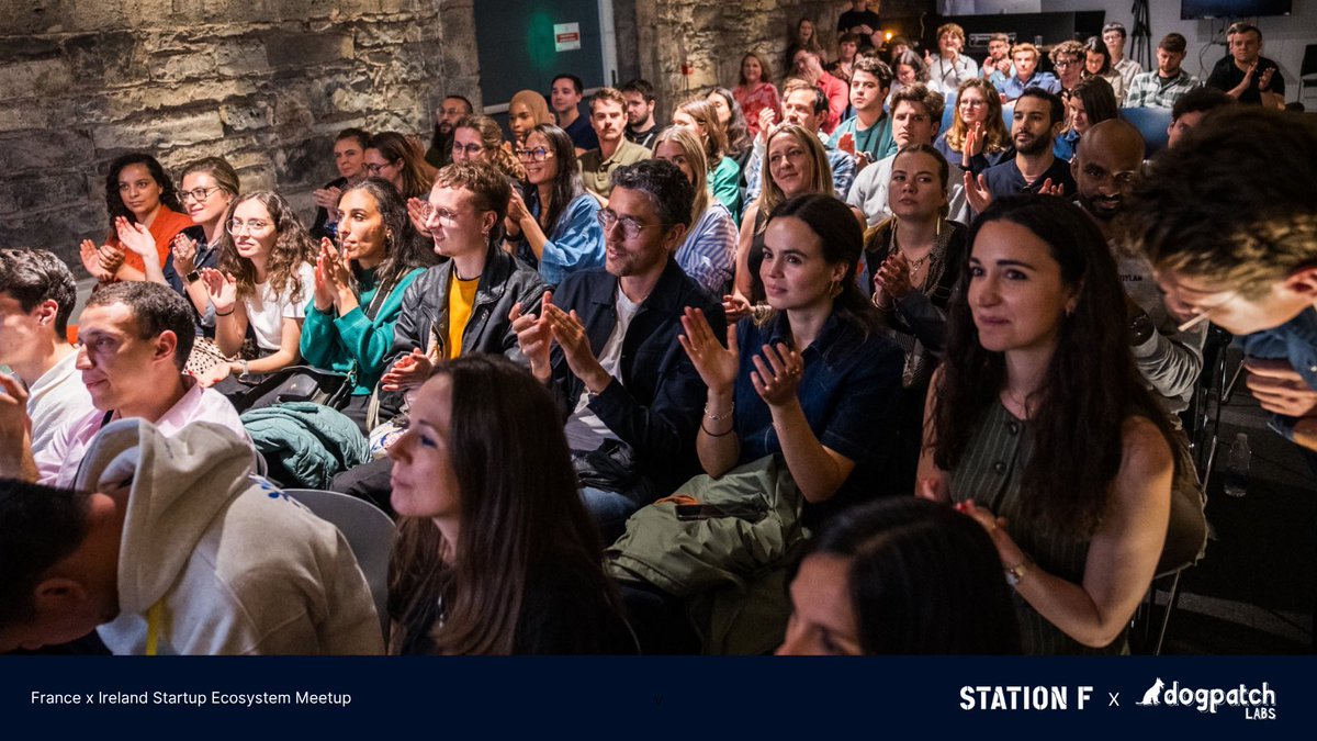 dogpatchlabs's tweet image. Welcoming the @joinstationf crew to @DogpatchLabs! Irish founders @barespace, Induct AI, GeometricLabs & Source wowed with demos, while we swapped ideas with our French peers. Merci @roxannevarza & team for making the trip, à bientôt!