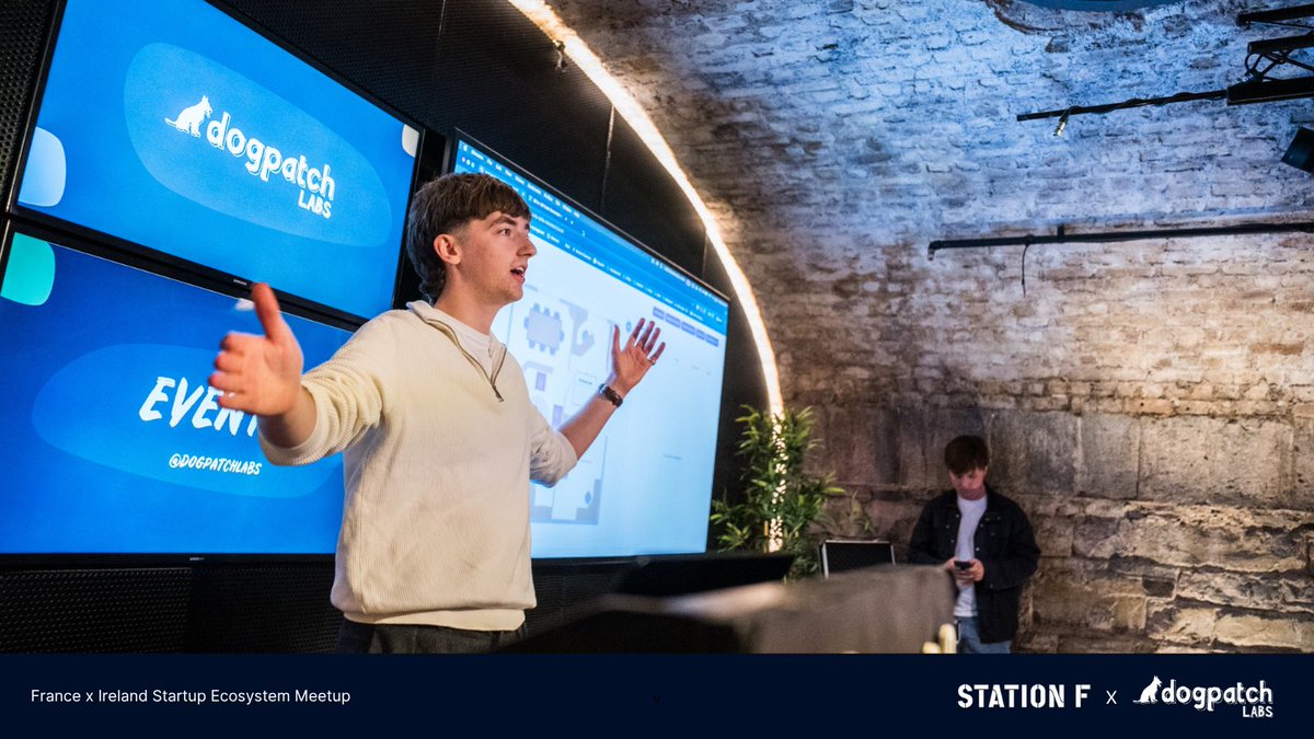 dogpatchlabs's tweet image. Welcoming the @joinstationf crew to @DogpatchLabs! Irish founders @barespace, Induct AI, GeometricLabs & Source wowed with demos, while we swapped ideas with our French peers. Merci @roxannevarza & team for making the trip, à bientôt!