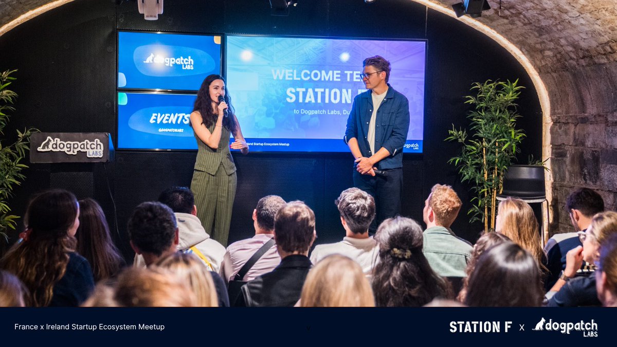 dogpatchlabs's tweet image. Welcoming the @joinstationf crew to @DogpatchLabs! Irish founders @barespace, Induct AI, GeometricLabs & Source wowed with demos, while we swapped ideas with our French peers. Merci @roxannevarza & team for making the trip, à bientôt!