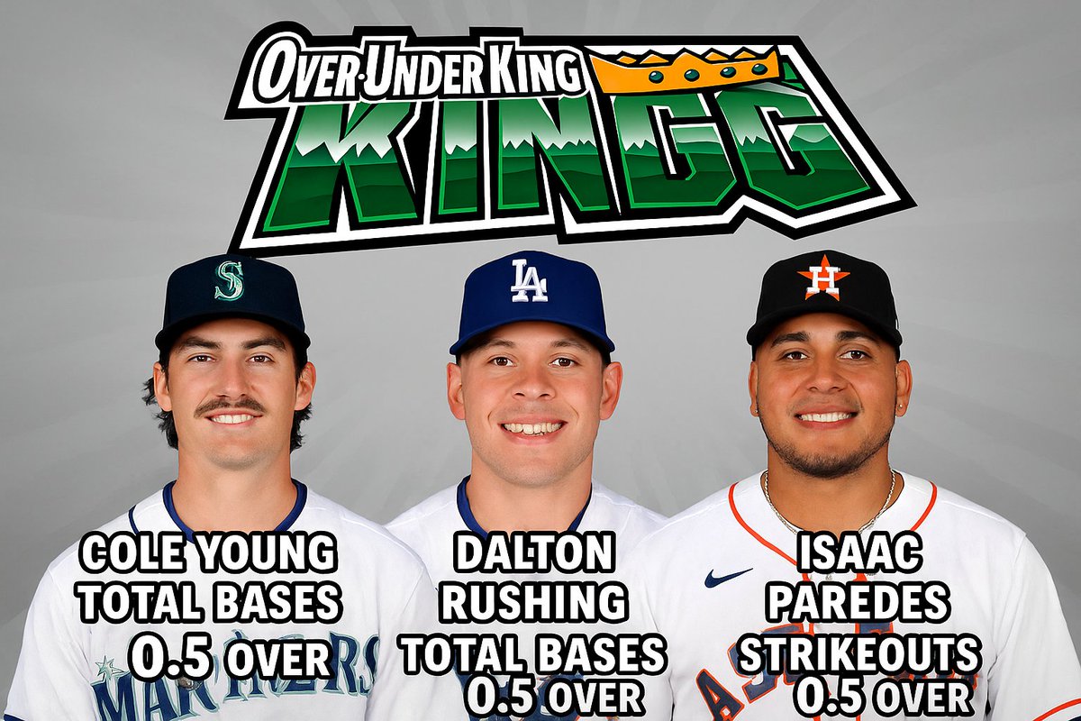 OUKingPropBets's tweet image. 🔥 Today’s Top 3 MLB Plays 🔥

💣 Cole Young - Total Bases - 0.5 - OVER
💣 Dalton Rushing - Total Bases - 0.5 - OVER
💣 Isaac Paredes - Strikeouts - 0.5 - OVER

👑 Powered by @propsbotai 
🎁 Use code OUKING for a 7-Day FREE Trial
👉 link.propsbot.ai/LgKEBsGOTRb

#MLB #PropsBotAI…