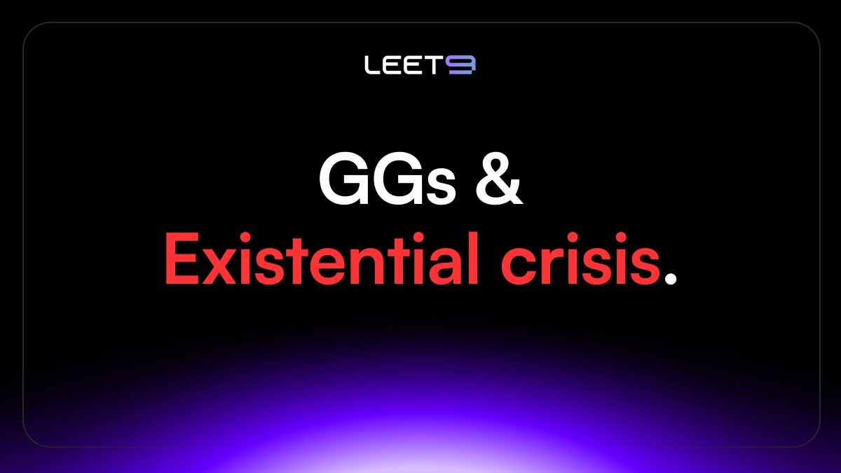 TeamLeet9's tweet image. Game ends.
I stare at the screen.
Contemplate existence.
Queue again.