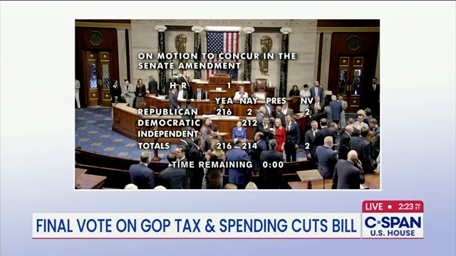 The One Big Beautiful Bill has passed. 
I have a question though, where are all the libs that told us Elon was running the country??
They seem quiet now 🤔🤣🇺🇲🇺🇲🇺🇲