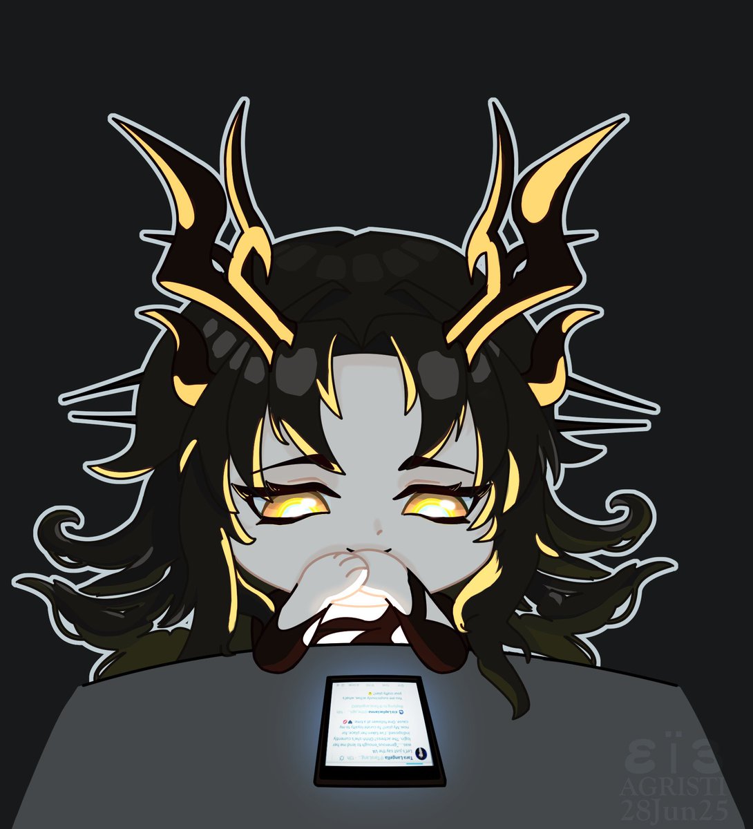 TaraLangellaVO's tweet photo. Even in chaos, a second star dares to shine ✨ @the_agristi you made me chuckle. Your reward? My acknowledgment and a Phantylia keychain. Please DM the VA for your prize. #PhantyliaContest #CreativityAward #PhantyliaTwitterTakeOver #PossessTheVA https://t.co/PmRX9mBe2z