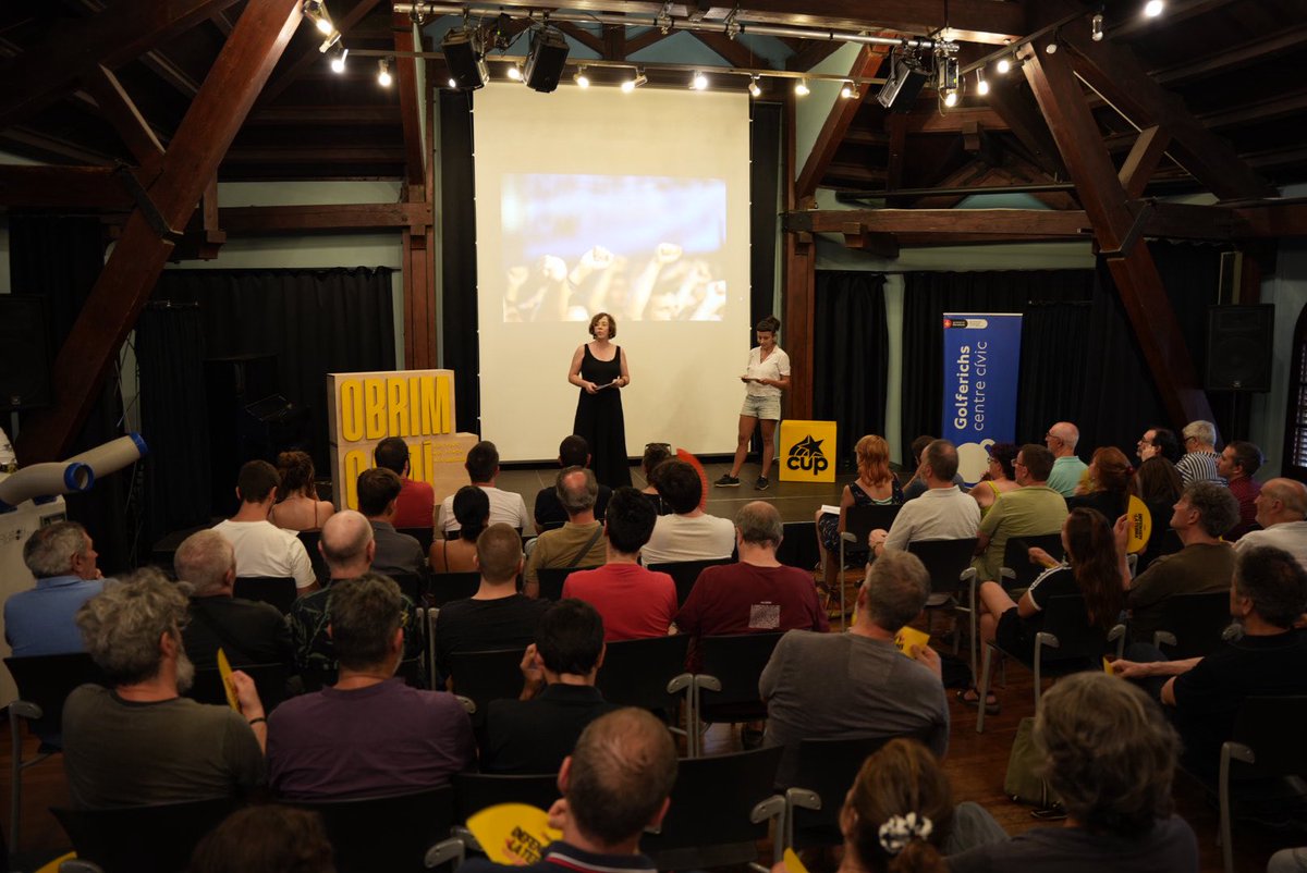 La CUP Barcelona obre camí cap a una nova alternativa política per a la ciutat

La <a href="/CUPBarcelona/">CUP Barcelona ♀</a> presenta el full de ruta amb la mirada posada a les municipals del 2027