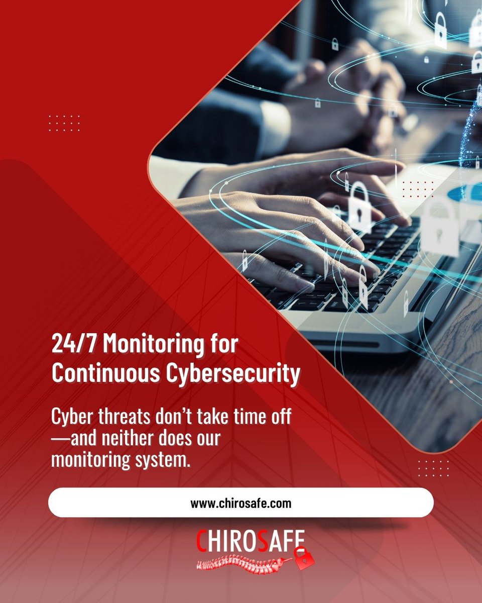 ChiroSafe's tweet image. Cyber threats don’t take time off—and neither does our monitoring system. With 24/7 Active Monitoring, your systems are constantly observed for suspicious activity, even on holidays and weekends.

(470) 567-1895
tinyurl.com/2mawt2c7