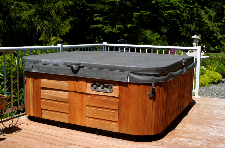 Have a hot tub? Keep little ones &amp; pets safe by making sure the cover is always tightly secured &amp; latched when not in use.