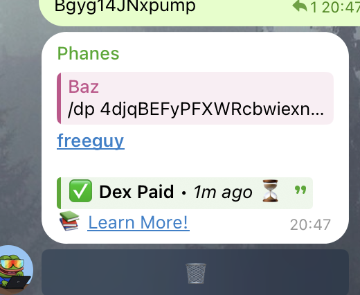 bazzymate's tweet photo. Paid dex 

#freeguy

4djqBEFyPFXWRcbwiexnHbmMfiWC761Bgyg14JNxpump https://t.co/0wVxqsagJe
