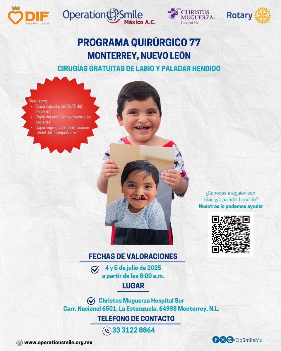 Los esperamos mañana en nuestro primer día de valoraciones, en el Christus Muguerza Hospital Sur,  en Monterrey, Nuevo León.