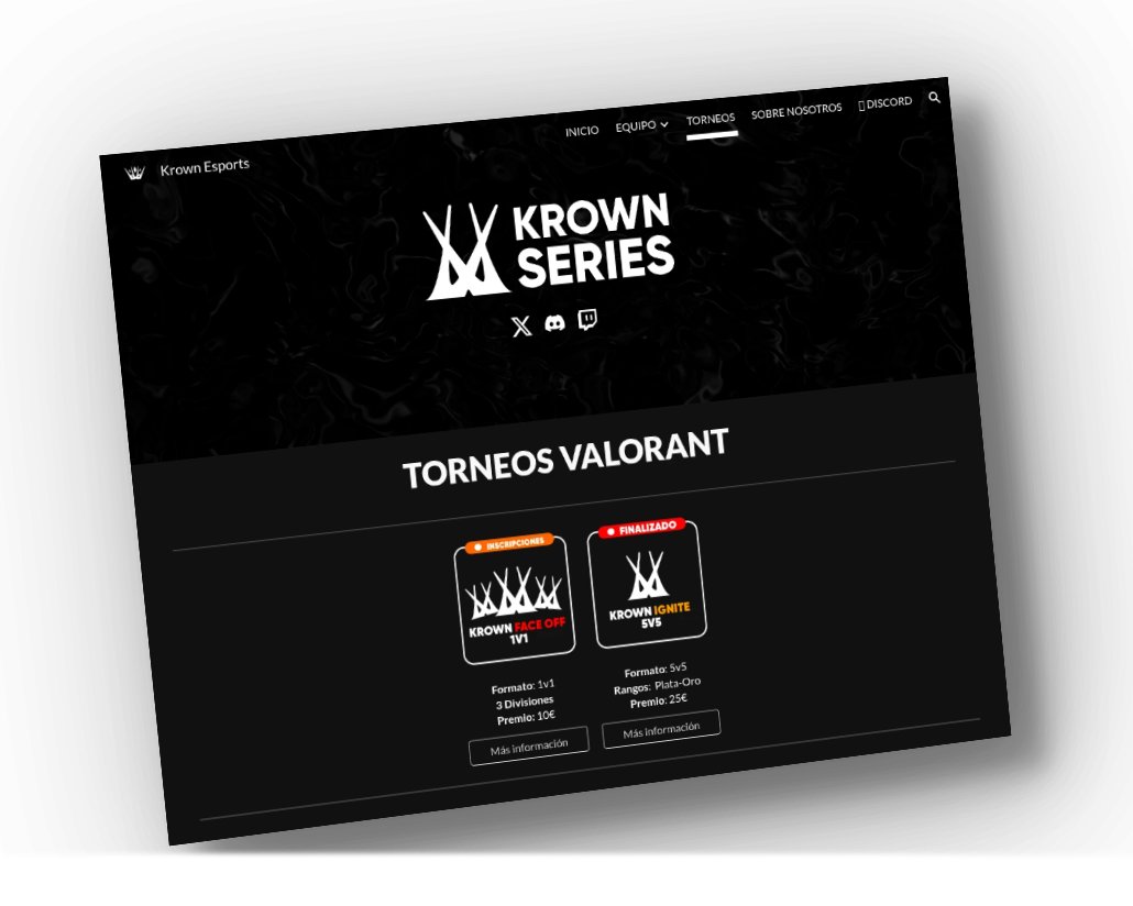 🏆 KROWN FACE OFF
¡Juega nuestro próximo torneo de 1v1!

- Se jugarán los días 7 y 8 de Julio
- 3 divisiones separadas por rango con premio (10€) en la más alta

¡Toda la información en nuestra web e inscripciones en nuestro discord!

krownesports.es/torneos/krown-…