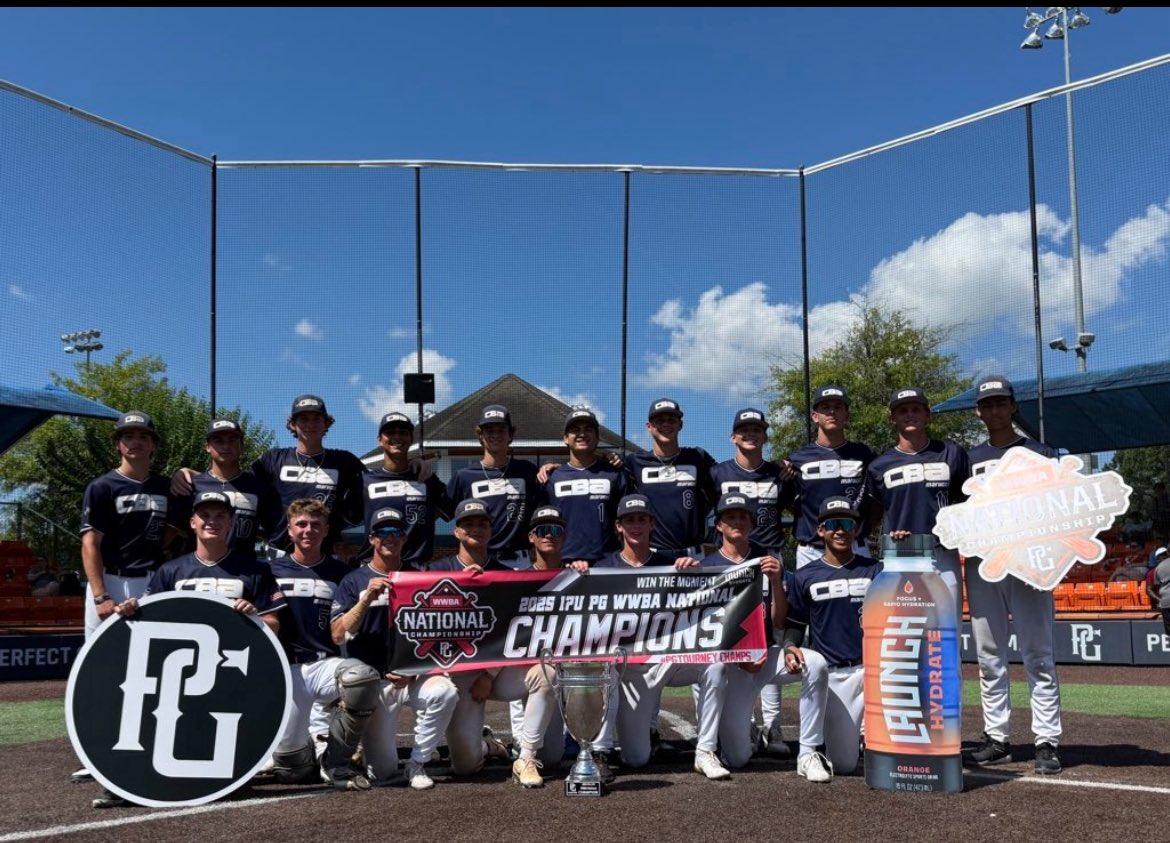 Drew Slevcove (@drewslev7) on Twitter photo Had a great time in Georgia at the 17u WWBA and winning it all. Awesome experience with my guys. Started semi final against a very talented team, got lot of weak contact and swing and misses.
2.2IP 1K 1R
Fb:84-86 Ch:80 Cb:75
<a href="/CBABaseballUSA/">CBA Baseball</a> <a href="/jweb31/">John Weber</a> <a href="/jon_paino/">Jon Paino</a> <a href="/RepettiCameron/">Cameron Repetti</a> Had a great time in Georgia at the 17u WWBA and winning it all. Awesome experience with my guys. Started semi final against a very talented team, got lot of weak contact and swing and misses.
2.2IP 1K 1R
Fb:84-86 Ch:80 Cb:75
<a href="/CBABaseballUSA/">CBA Baseball</a> <a href="/jweb31/">John Weber</a> <a href="/jon_paino/">Jon Paino</a> <a href="/RepettiCameron/">Cameron Repetti</a>