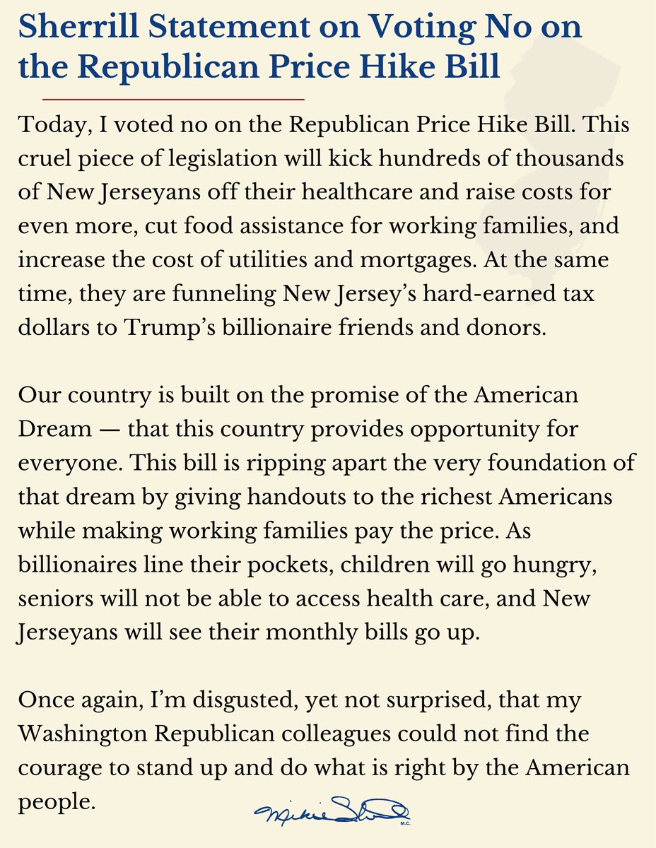 Today, I voted no on the Republican Price Hike Bill.

My full statement: