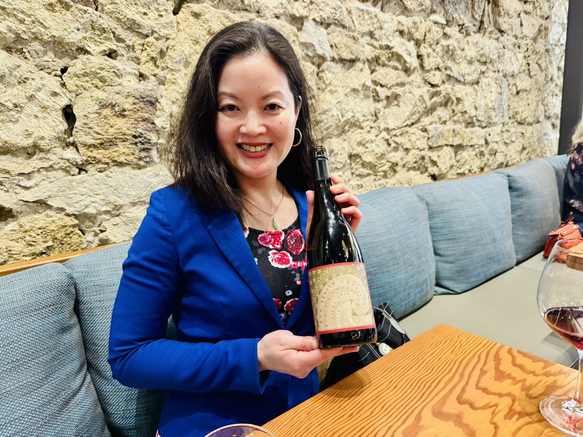 2022 Popelouchum Pinot Noir was an absolute beauty! Elegantly juicy and refined, never lacking in heft and character, this Pinot graced the table from piquant greens to furikake deviled eggs to ribeye steak. Superb! Thank you, <a href="/RandallGrahm/">Randall Grahm</a> 🙏🏻🍷

#wine #pinot