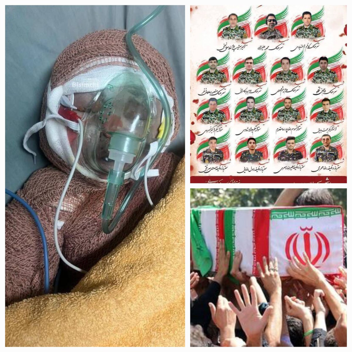 Nasrin_88's tweet image. صدها شهید،
پیکرهای مفقودی که هیچ نشونی برای خانوادههای داغدارشون نیست،
بچه هایی که جونشون رو از دست دادن،
سربازها،
مردم عادی...
همه اینا نشانههایی از دشمنی با مردم ایرانه،
اگر هنوز کسی هست که این دشمنی رو باور نداره باید به عقلش شک کرد.