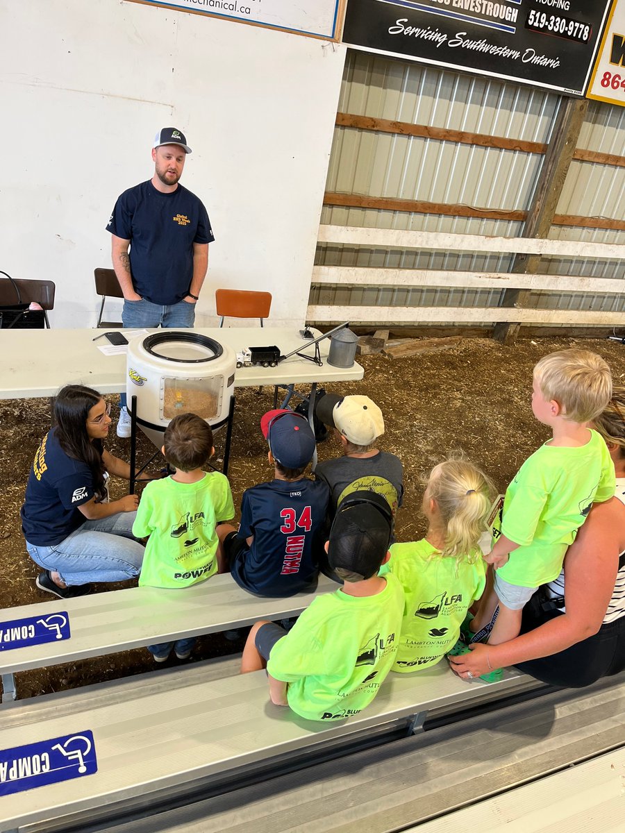 ADM Windsor (@admwindsor) on Twitter photo ADM Windsor Account Manager Andrew helping educate the kids about the dangers of "moving/flowing grain" <a href="/lambtonfarmsafe/">Lambton Farm Safety Association</a> Day in Brigden. #FarmSafety #OntAg ADM Windsor Account Manager Andrew helping educate the kids about the dangers of "moving/flowing grain" <a href="/lambtonfarmsafe/">Lambton Farm Safety Association</a> Day in Brigden. #FarmSafety #OntAg