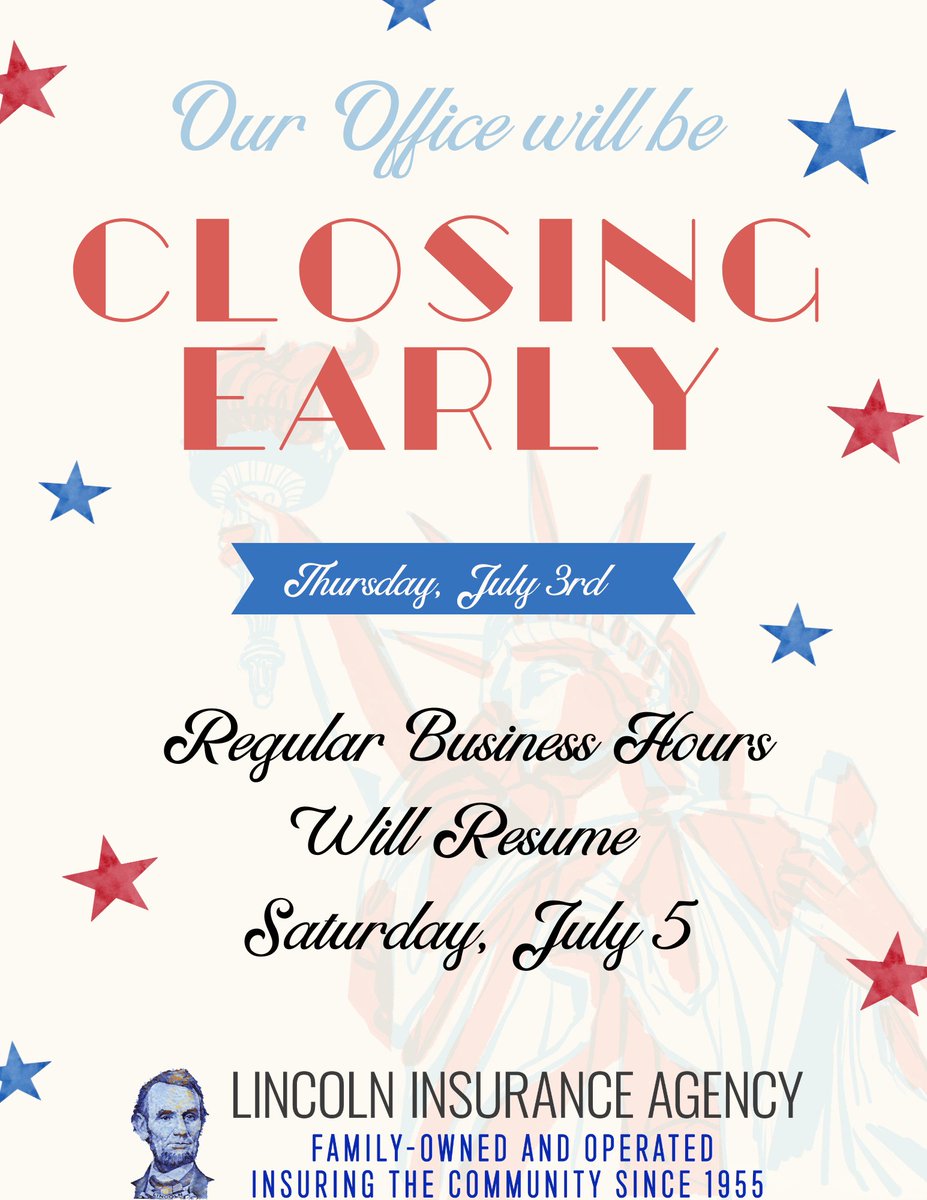 Our office will be closing early today at 3pm.

For payment assistance please use our online services or call our automated telephone payment system.

Our office will reopen on Saturday from 9am to 1pm for renewal and reinstatement services