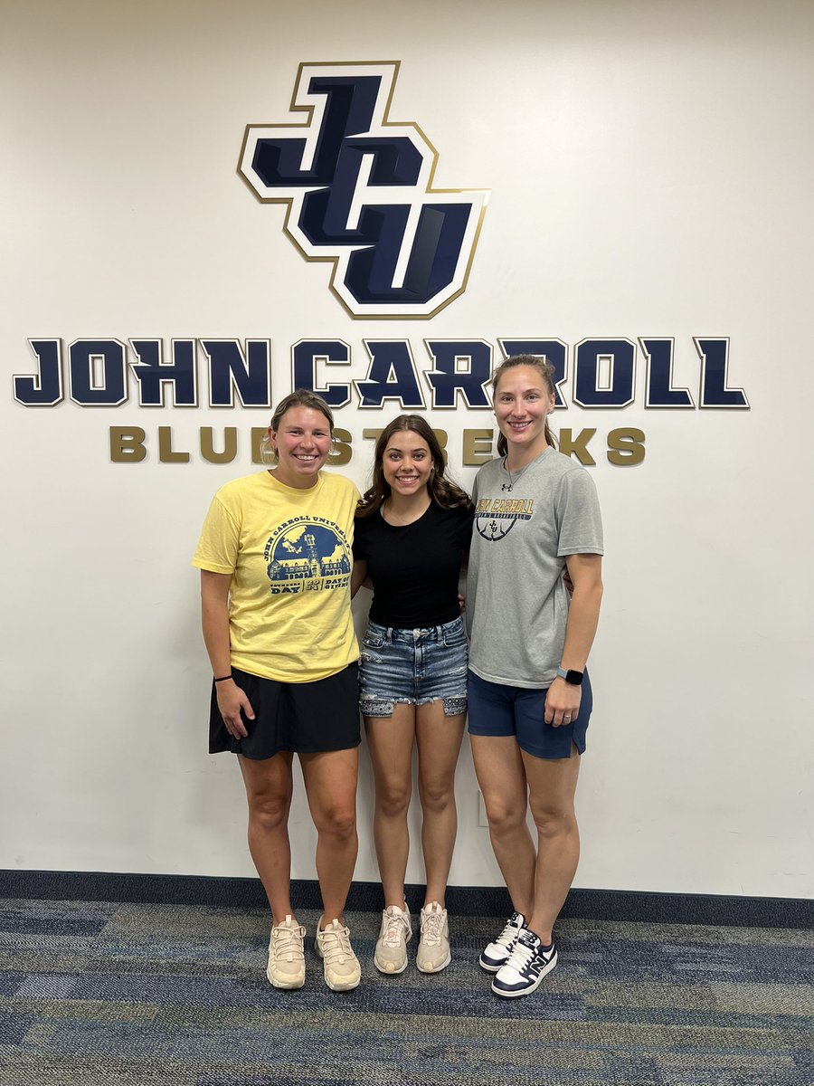 After a great visit i’m blessed to have received an offer from <a href="/JCU_WBB/">John Carroll Women's Basketball</a> Thank you <a href="/BAndrew2715/">BAndrews</a> <a href="/kelsey_thekid/">Kelsey Michaels</a> for this incredible opportunity!