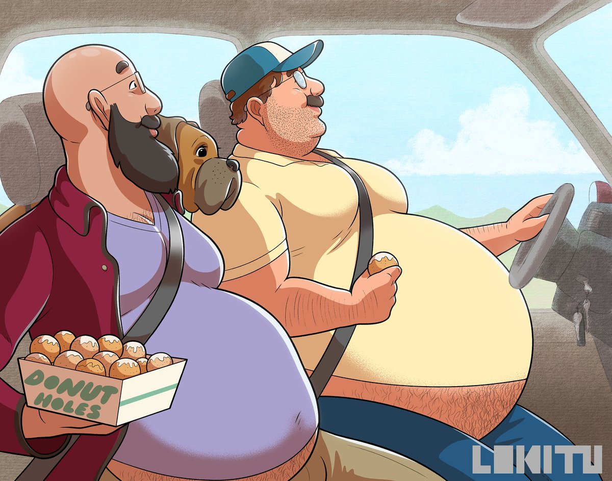 ‘The Dad Next Door’ Chapter 6 - A NEW WG STORY - is now up for p*trons.

The Dad is ballooning, but his feeder Jay’s belly is coming along for the ride…

Link to Chapter 5 in my Bio