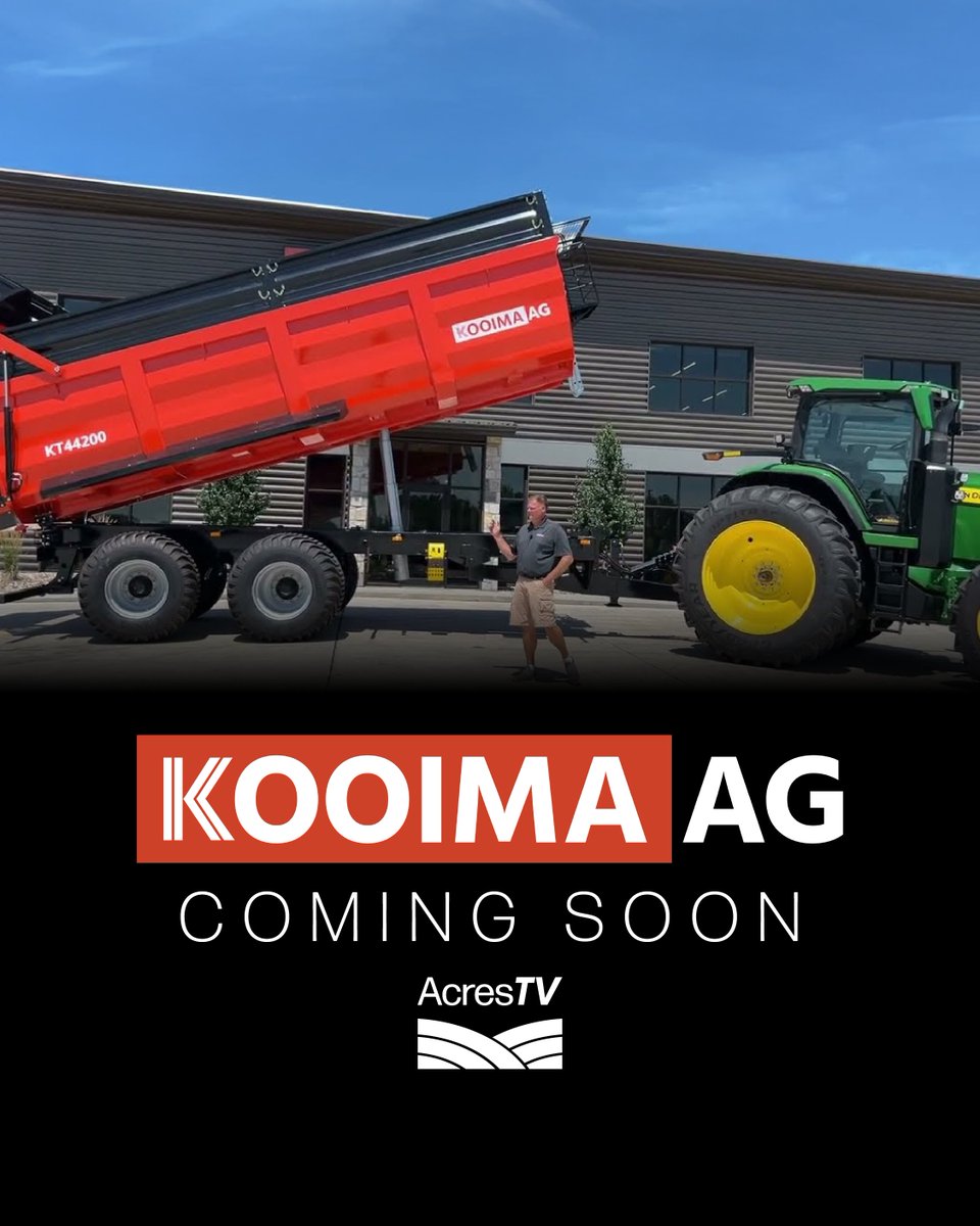 Coming soon to AcresTV — Kooima Ag! Founded in 1988, they grew from a small shop to a leading ag parts provider. Later, in 2019, they became an independent, family-owned company focused on innovation and value. Keep an eye out for NEW videos from Kooima Ag coming SOON!