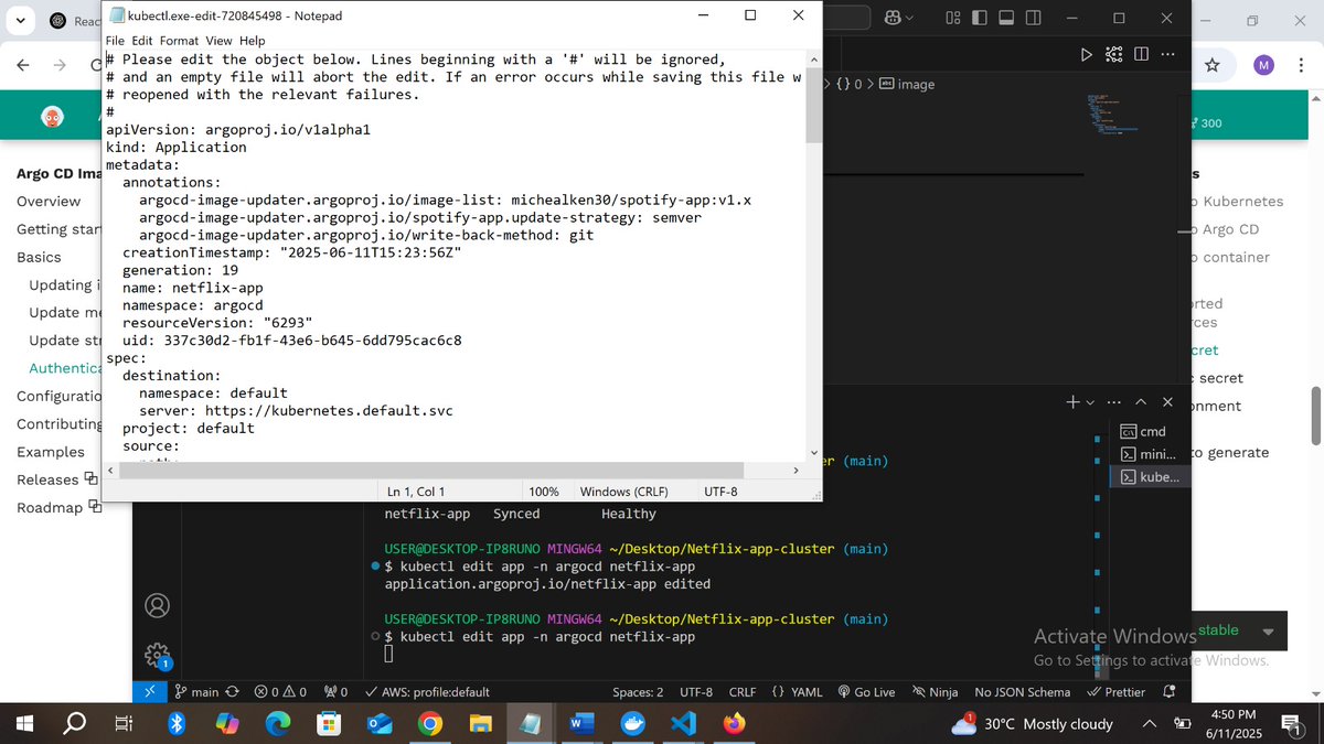 ng_search's tweet image. 𝗛𝗼𝘄 𝗧𝗼 𝗔𝘂𝘁𝗼𝗺𝗮𝘁𝗲 𝗞𝘂𝗯𝗲𝗿𝗻𝗲𝘁𝗲𝘀 𝗜𝗺𝗮𝗴𝗲 𝗨𝗽𝗱𝗮𝘁𝗲𝘀 𝗨𝘀𝗶𝗻𝗴 𝗔𝗿𝗴𝗼 𝗖𝗗 𝗜𝗺𝗮𝗴𝗲 𝗨𝗽𝗱𝗮𝘁𝗲𝗿.

Hey DevOps learners and professionals.
 
Are you tired of writing shell scripts to update Kubernetes manifests in your CI pipeline? In this thread, 👇