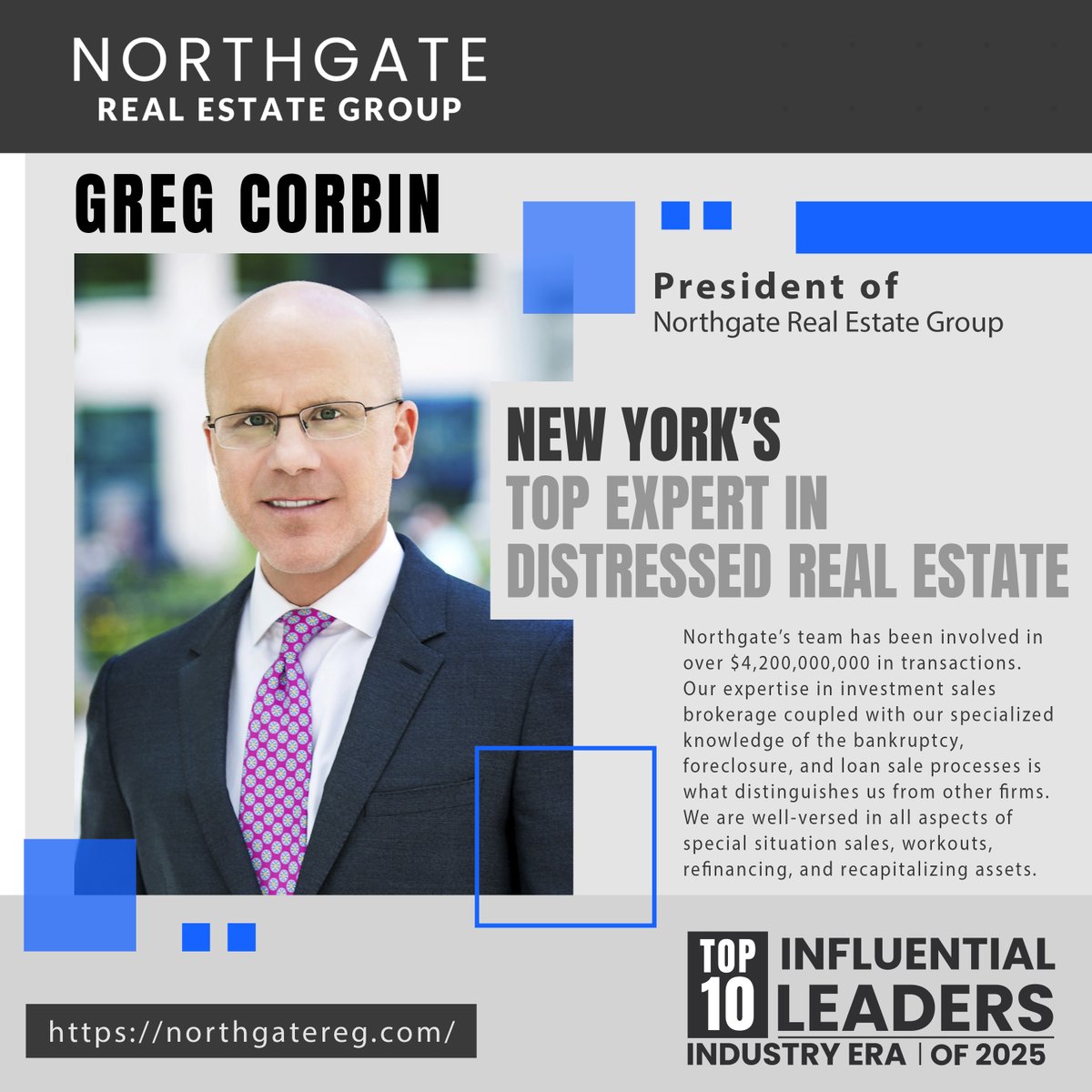 Greg Corbin #president of Northgate Real Estate Group
#expertise #investment #sales #brokerage #knowledge #bankruptcy #foreclosure #loansale #firms #sales #workouts #refinancing #recapitalizingassets #industryera #influentialleaders
industry-era.com/Greg-Corbin-Pr…
