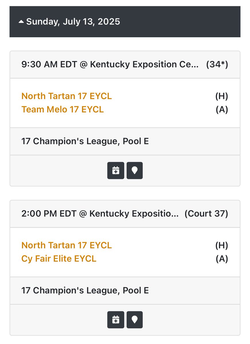 Kate Scharf (@kate_scharf8) on Twitter photo Nike Session 3 schedule for Louisville is live. Come check us out!
<a href="/NorthTartan/">North Tartan</a> <a href="/TFNsRun4Roses/">TFN's Run 4 Roses</a>
<a href="/WCaadvantage/">College Athlete Advantage Women's Basketball</a> <a href="/NikeGirlsEYBL/">Nike Girls EYBL</a> <a href="/nikegirlseycl/">Nike Girls EYBL Champions League</a> <a href="/coachbeechum/">Derrick Beechum</a>
basketball.exposureevents.com/242183/nike-ch… Nike Session 3 schedule for Louisville is live. Come check us out!
<a href="/NorthTartan/">North Tartan</a> <a href="/TFNsRun4Roses/">TFN's Run 4 Roses</a>
<a href="/WCaadvantage/">College Athlete Advantage Women's Basketball</a> <a href="/NikeGirlsEYBL/">Nike Girls EYBL</a> <a href="/nikegirlseycl/">Nike Girls EYBL Champions League</a> <a href="/coachbeechum/">Derrick Beechum</a>
basketball.exposureevents.com/242183/nike-ch…
