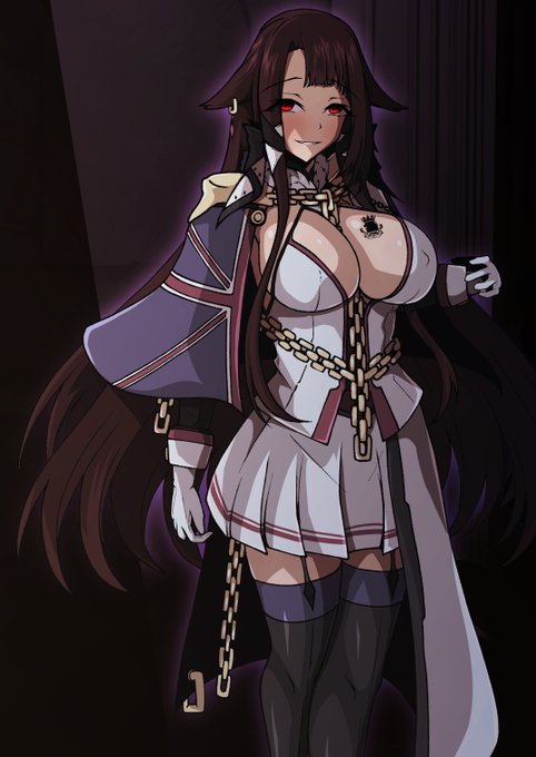 pixivリクエスト:らくがきプラン  その562
内容「アズールレーンの赤城さんを描いていただけませんか?彼女は英国海軍に捕らえられ、ロイヤルレディとして訓練されています」 