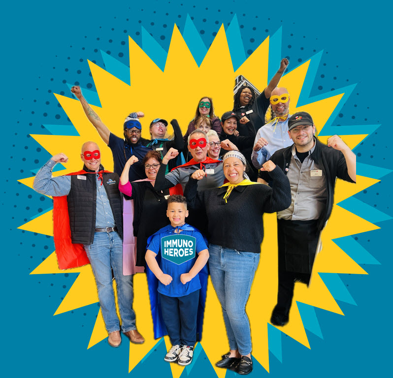 Join the fight for All Kid-Kind! Donate today at the check stand at participating <a href="/Safeway/">Safeway</a>  and <a href="/Albertsons/">Albertsons</a> stores to join the League of #ImmunoHeroes and support pediatric cancer immunotherapy research at Seattle Children's.