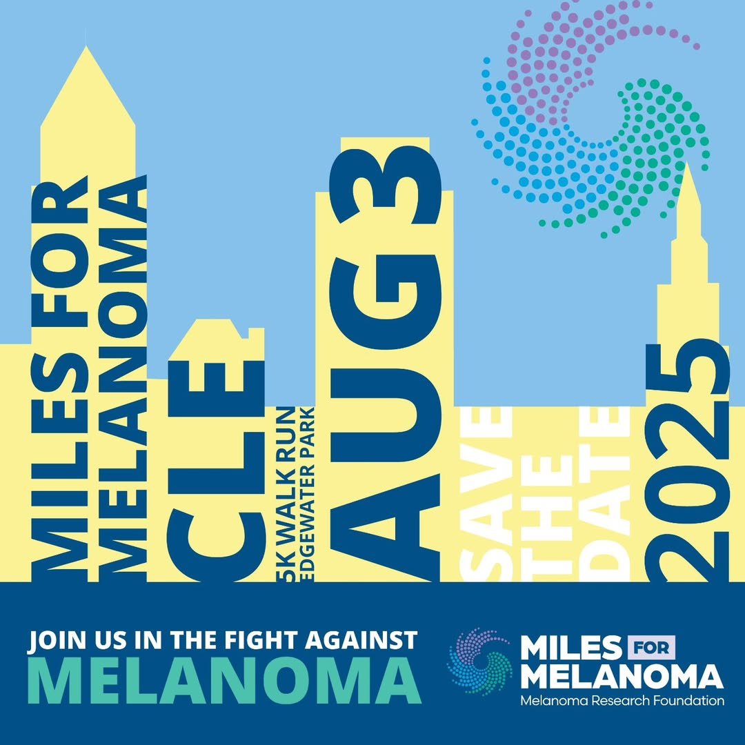 caseccc's tweet image. Miles for Melanoma is only one month away! There's still time to register to raise funds for @CureMelanoma by running/walking alongside fellow melanoma patients, survivors, caregivers, and supporters at Edgewater Park on Aug. 3, 2025. Learn more at donate.melanoma.org/site/TR?sid=12….