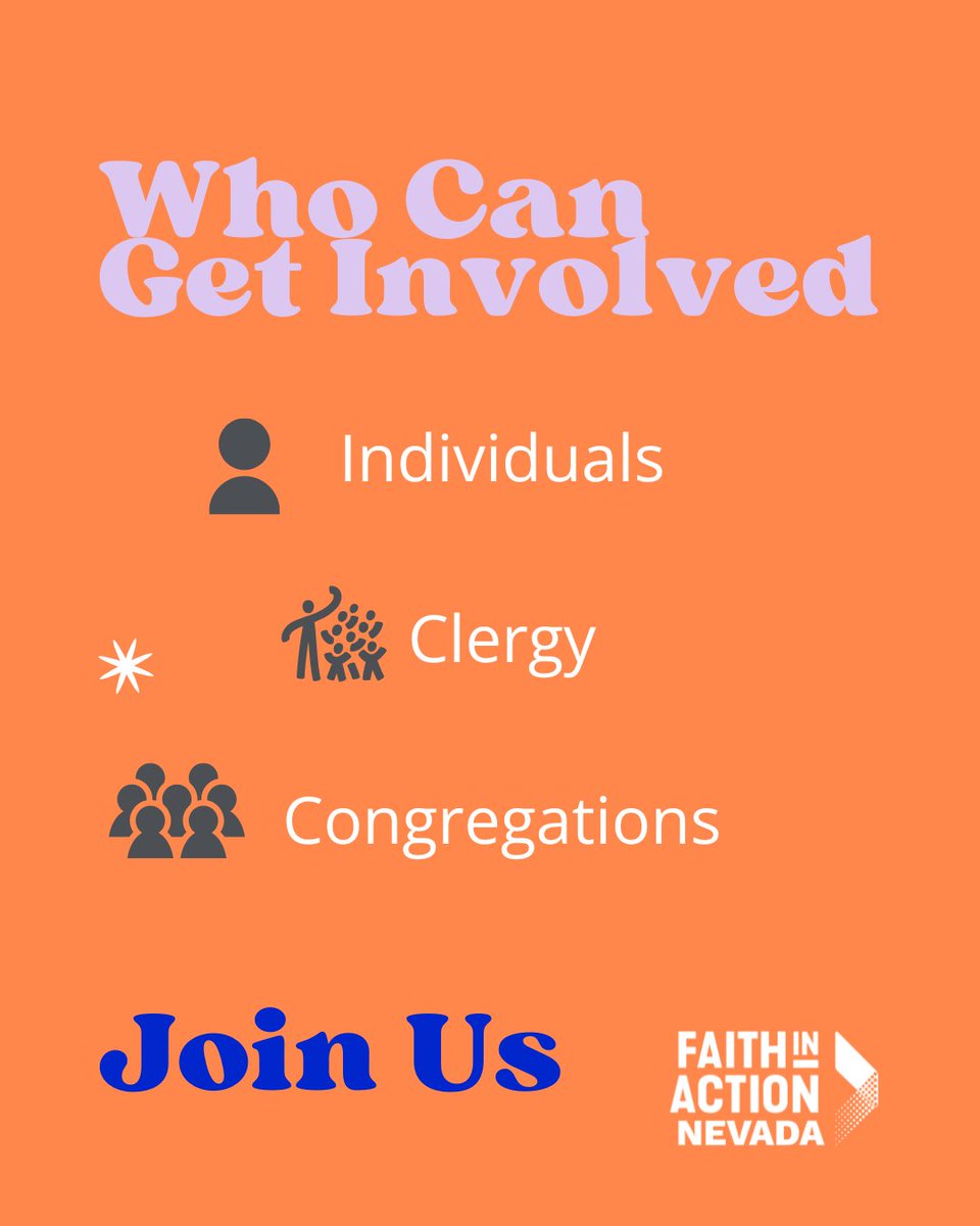 Who is Faith in Action Nevada ?

Here’s how YOU can get involved 🧵👇
bit.ly/40tZAWZ 

#FaithInActionNV #OrganizeForJustice