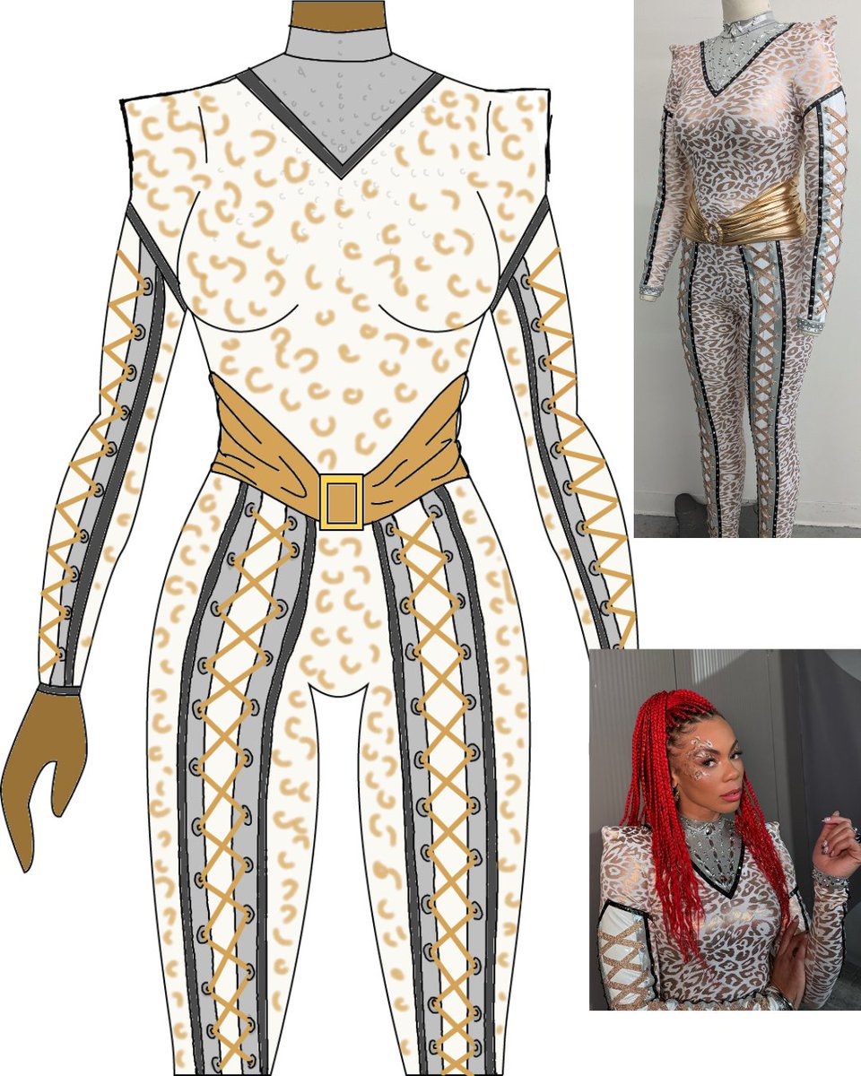 nogimmickgear's tweet image. So fierce! New gear designed and made for @TheVibeBri ! 
🤍💛🤎
#wwe @wwe #bfab #smackdown #womenswrestling #customwrestlinggear #prowrestlinggear #wrestlinggear