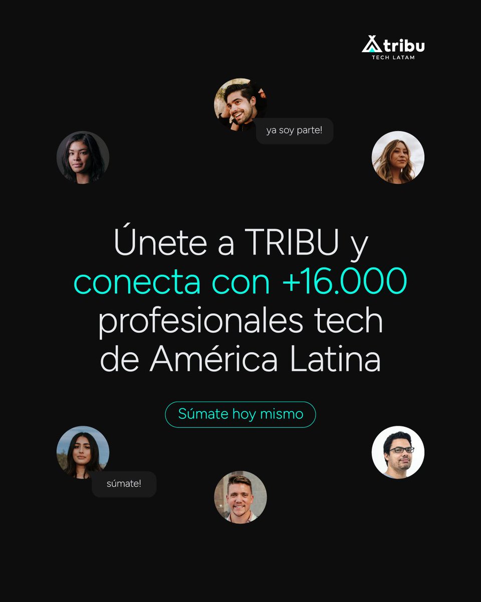 En la tribu siempre están pasando cosas. Eventos… capacitaciones online con temas desde IA hasta Web3, sesiones one to one con mentores, oportunidades laborales y mucho más. ¿Y lo mejor? TODO de manera GRATUITA.  🤯

Inscribite ahora, conecta con más de 16.000 profesionales tech