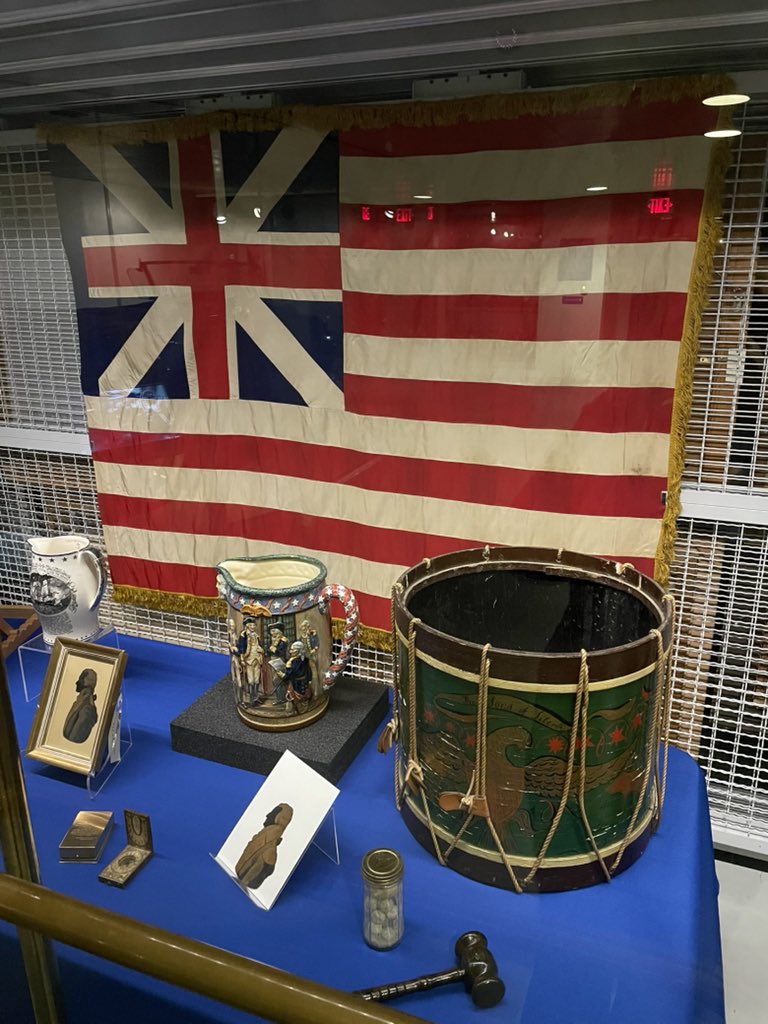 FDRLibrary's tweet image. Visiting the @FDRLibrary this weekend? Don’t miss this display of American Revolutionary War related artifacts in our Behind the Scenes area. 🇺🇸
#4thofJuly #America250