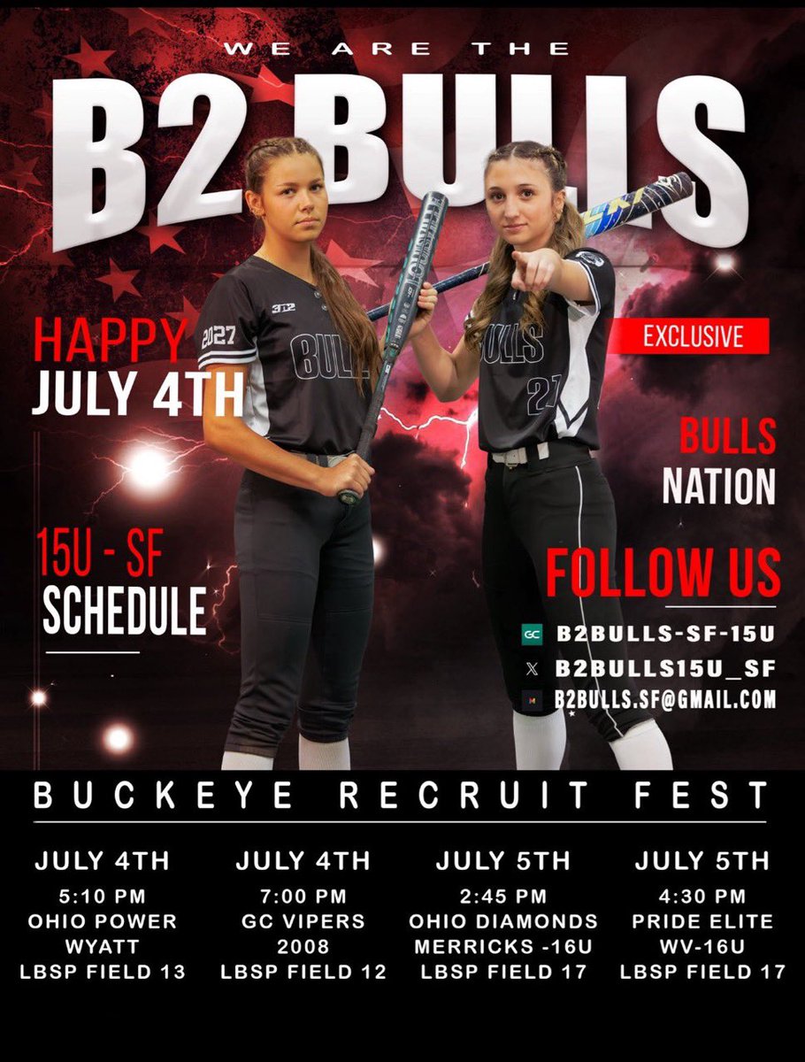 Adamarie Sirrine (@adasirrine2027) on Twitter photo Come watch us this weekend while we are down at the Buckeye recruit fest in Columbus!!
<a href="/OhioBobcatSB/">Ohio Softball</a> <a href="/Thiel_SB/">Thiel College Softball</a> <a href="/Gannon_Softball/">Gannon_Softball</a> Come watch us this weekend while we are down at the Buckeye recruit fest in Columbus!!
<a href="/OhioBobcatSB/">Ohio Softball</a> <a href="/Thiel_SB/">Thiel College Softball</a> <a href="/Gannon_Softball/">Gannon_Softball</a>